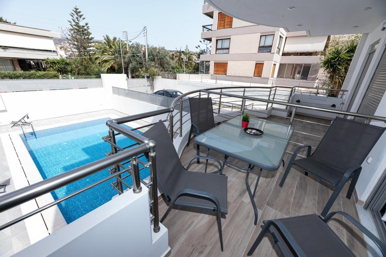 Design Apartment With Swimming Pool Near The Beach Athens Ngoại thất bức ảnh